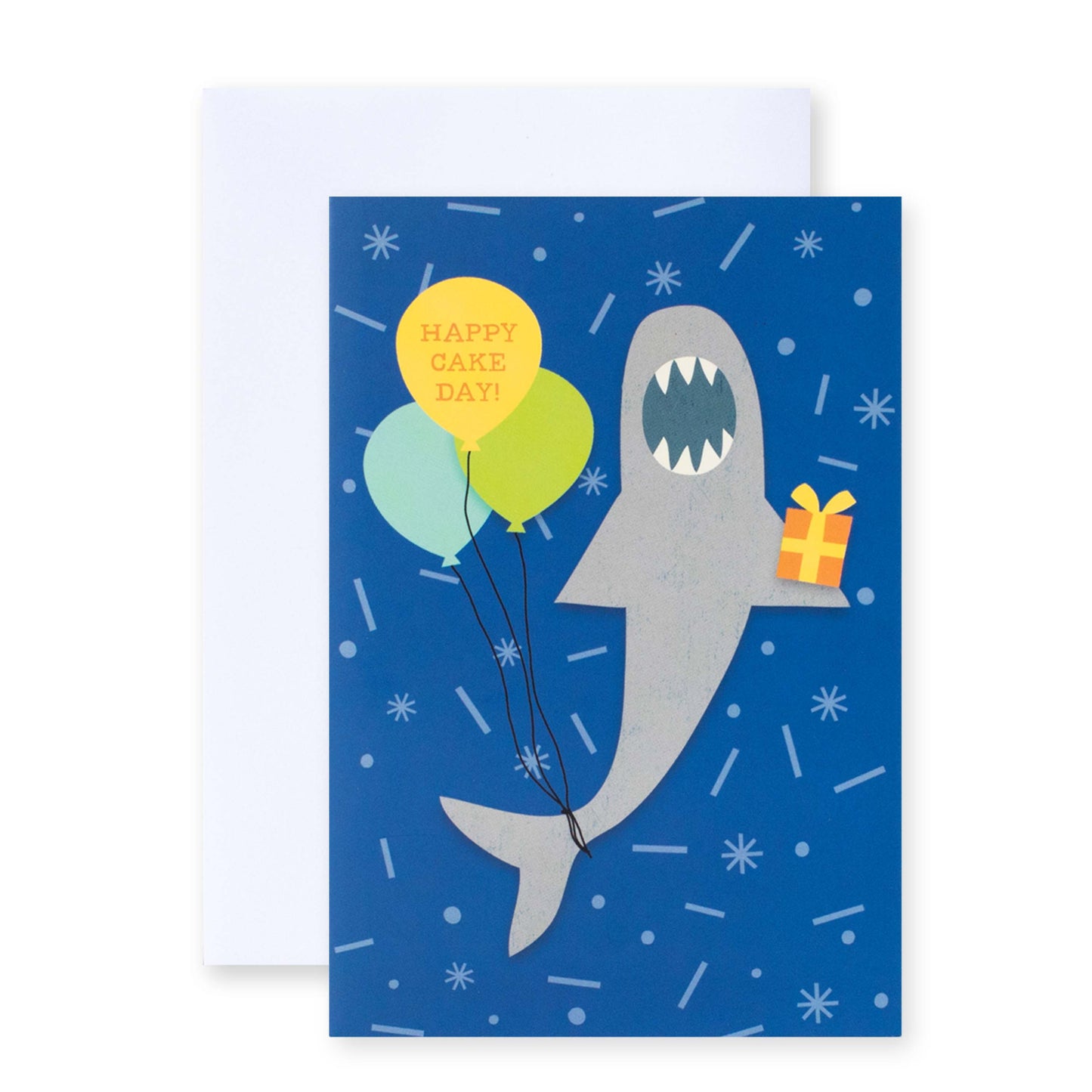 Hallmark Multipack of 12 Kids Birthday Cards - 2 designs, Birthday Shark and Birthday Dinosaur
