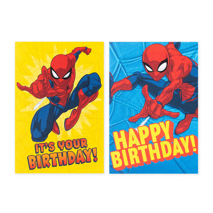 Hallmark Multipack of 12 Birthday Cards - 2 designs, Marvel Spiderman
