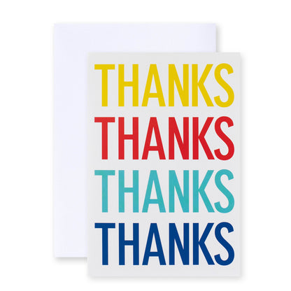 Hallmark Multipack of 12 Thank You Cards - 2 designs, Colourful Thanks!