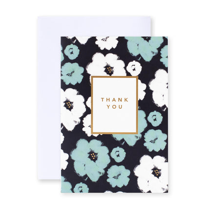 Hallmark Multipack of 12 Thank you Cards - 2 designs, Classic and Floral Thank You