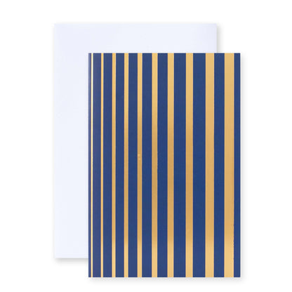 Hallmark Multipack of 12 Blank Cards - 2 designs, Gold Stripes and Silver stripes Blank Cards
