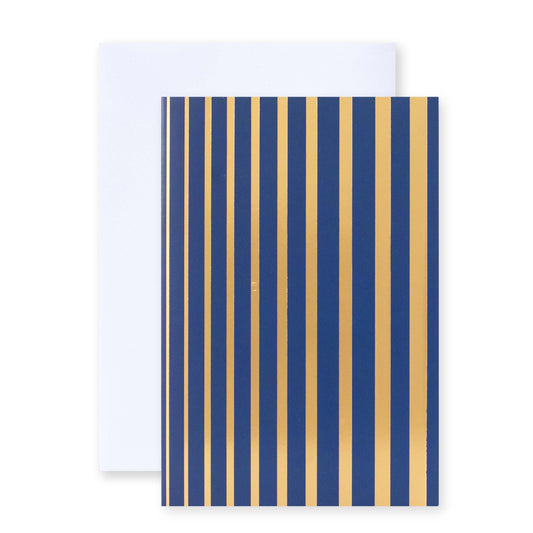 Hallmark Multipack of 12 Blank Cards - 2 designs, Gold Stripes and Silver stripes Blank Cards
