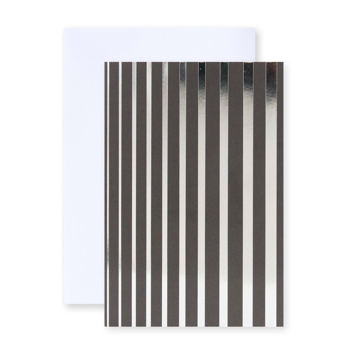 Hallmark Multipack of 12 Blank Cards - 2 designs, Gold Stripes and Silver stripes Blank Cards