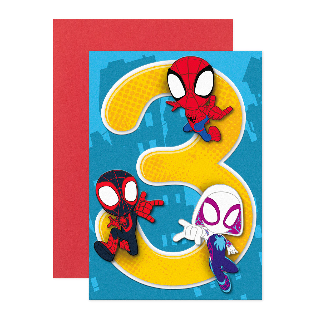 Connections from Hallmark 3rd Birthday Card - Spidey & His Amazing Friends