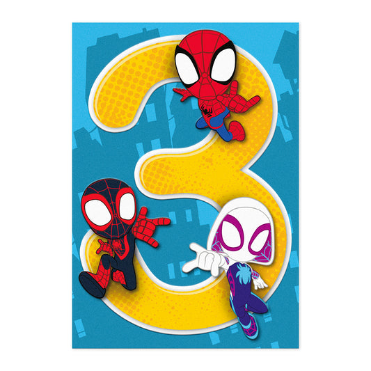 Connections from Hallmark 3rd Birthday Card - Spidey & His Amazing Friends