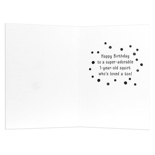 Connections from Hallmark 1st Birthday Card - Cute Whale