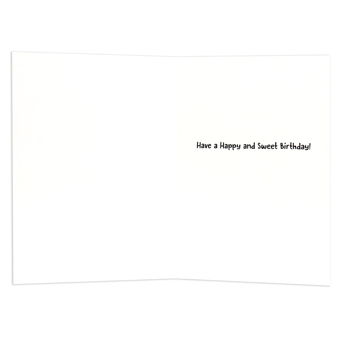 Connections from Hallmark 3rd Birthday Card - Ice Cream Cone interior showing birthday message, paper material, open view.