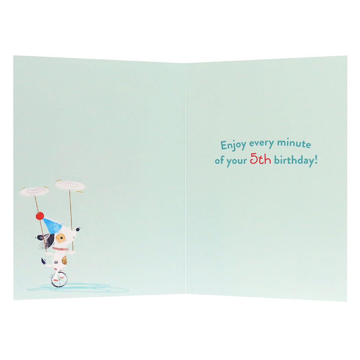 Connections from Hallmark 5th Birthday Card - Fun Circus