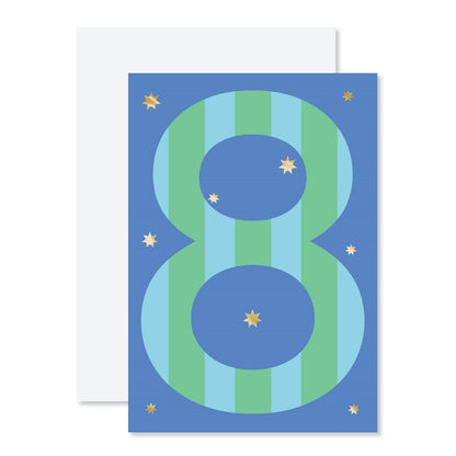 Connections from Hallmark Age 8 Birthday Card