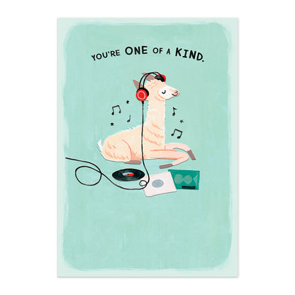 Connections from Hallmark Birthday Card - Llama You're One Of a Kind