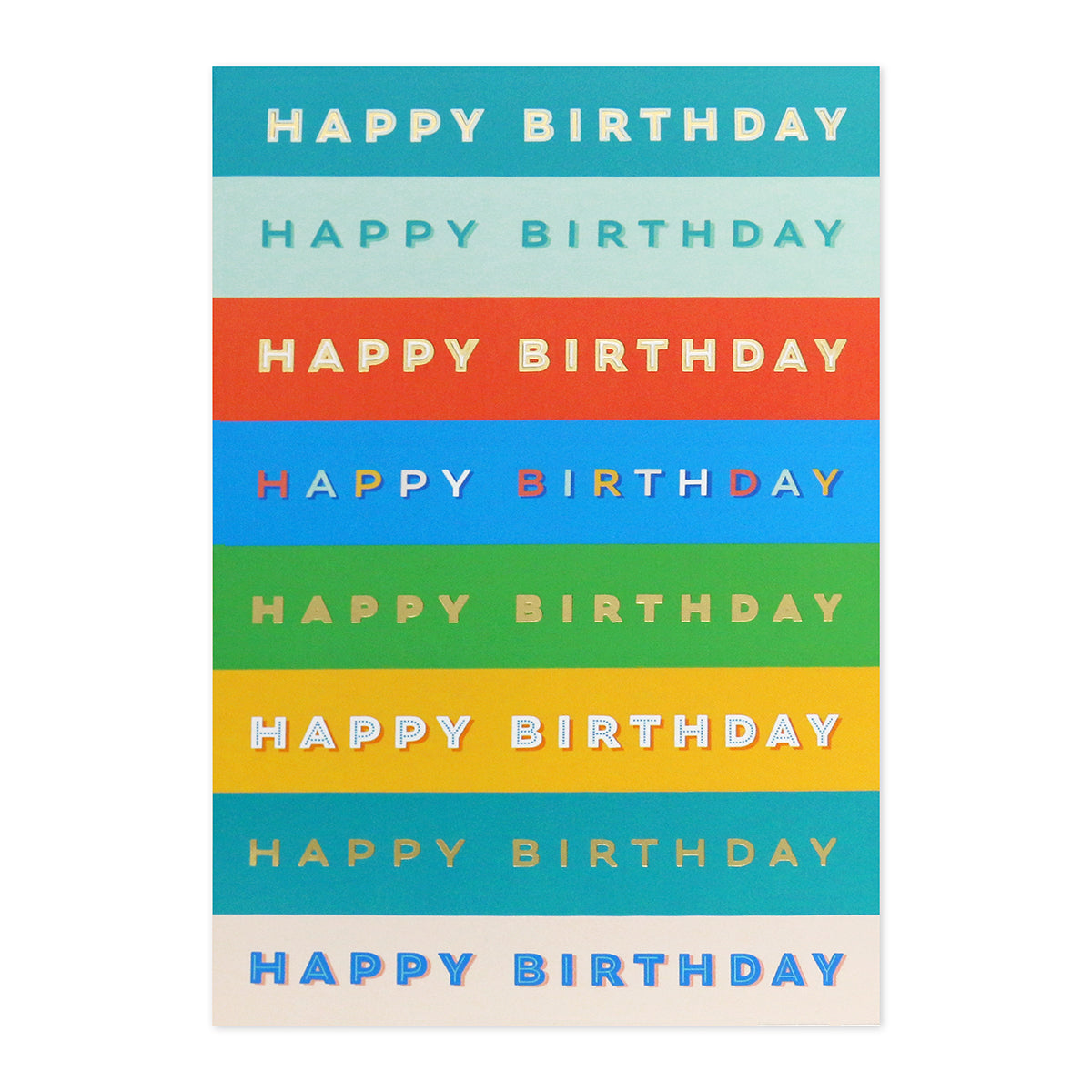 Connections from Hallmark Birthday Card - Repeat Happy Birthday