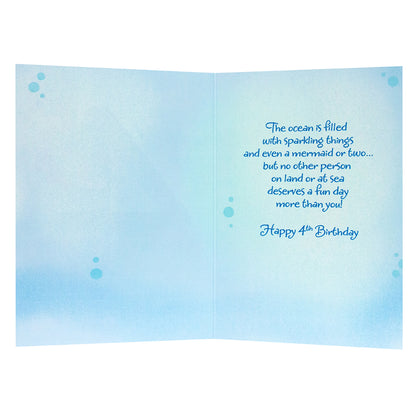 Connections from Hallmark 4th Birthday Card - Mermaids In The Sea