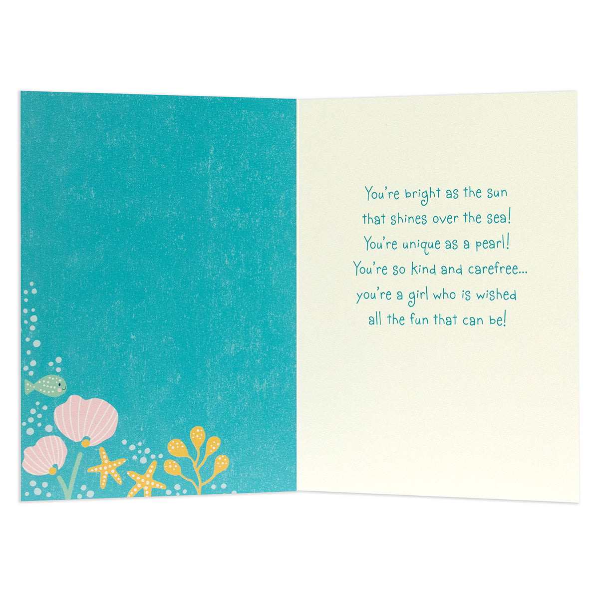 Connections from Hallmark 6th Birthday Card - Mermaid