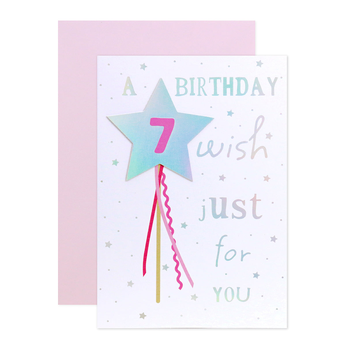 Connections from Hallmark 7th Birthday Card - A Birthday Wish Just For You