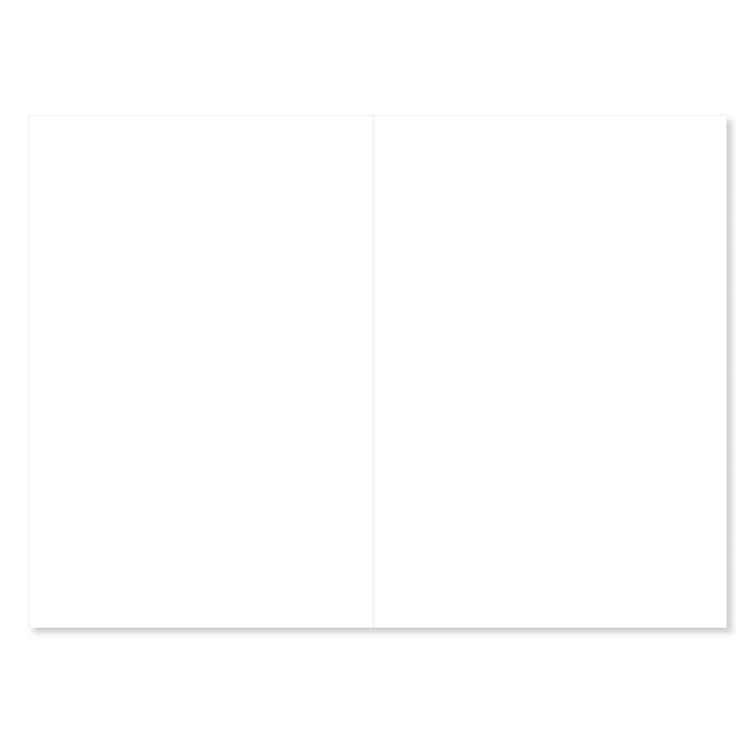Connections from Hallmark Birthday Card - Lots of fun and smiles each minute… inside view shows blank white panels for personalisation.