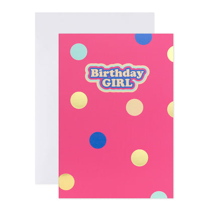 Connections from Hallmark Birthday Card - Pink Birthday Girl