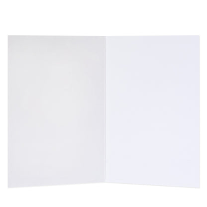 Hallmark Māori Card - I Love You So Much, interior view, blank white pages for personal messages