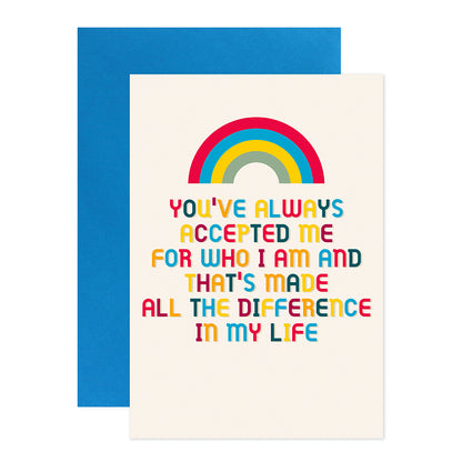 Hallmark Father's Day Card - You've Always Accepted Me
