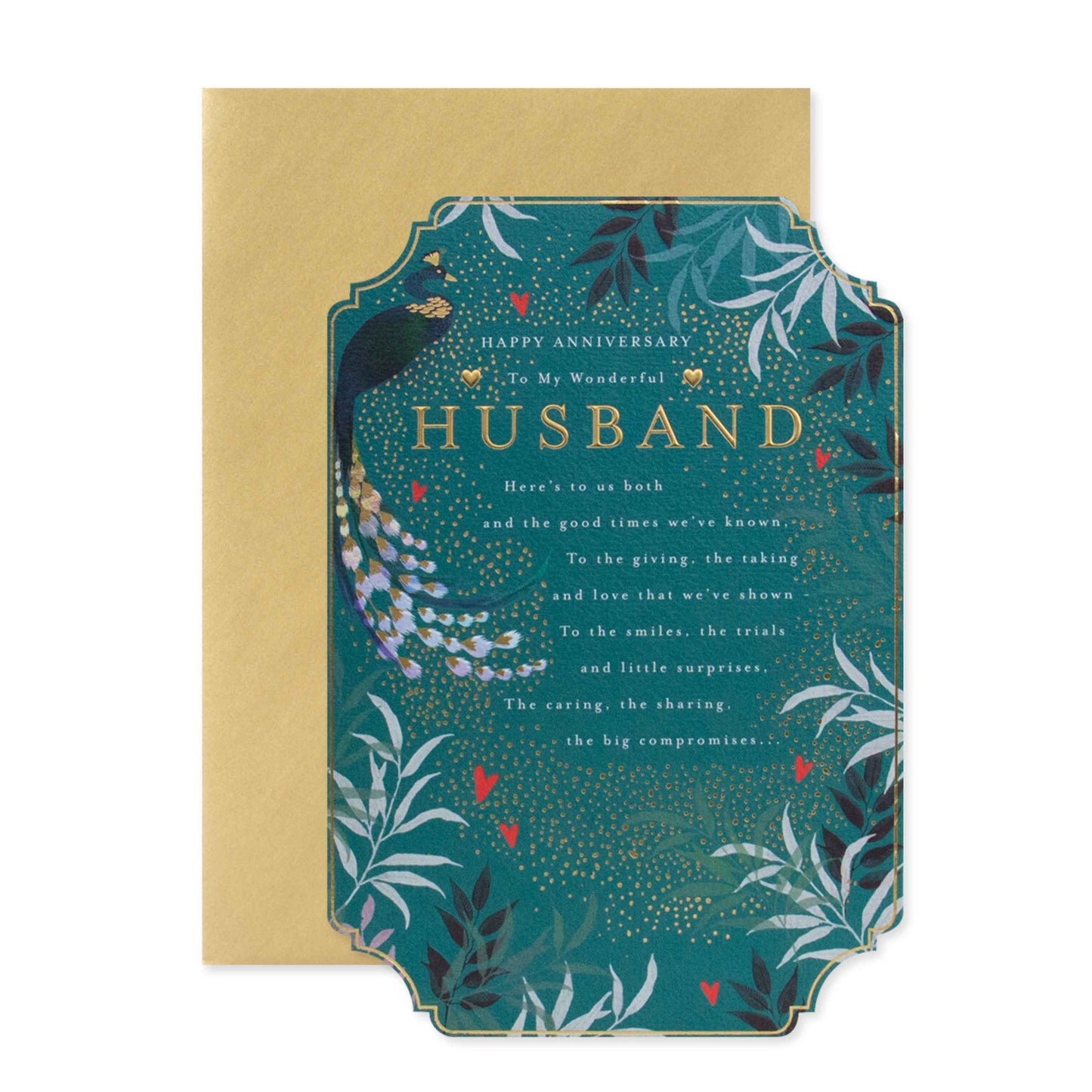 Celebrate your Husband on your Anniversary with this stunning card from Hallmark