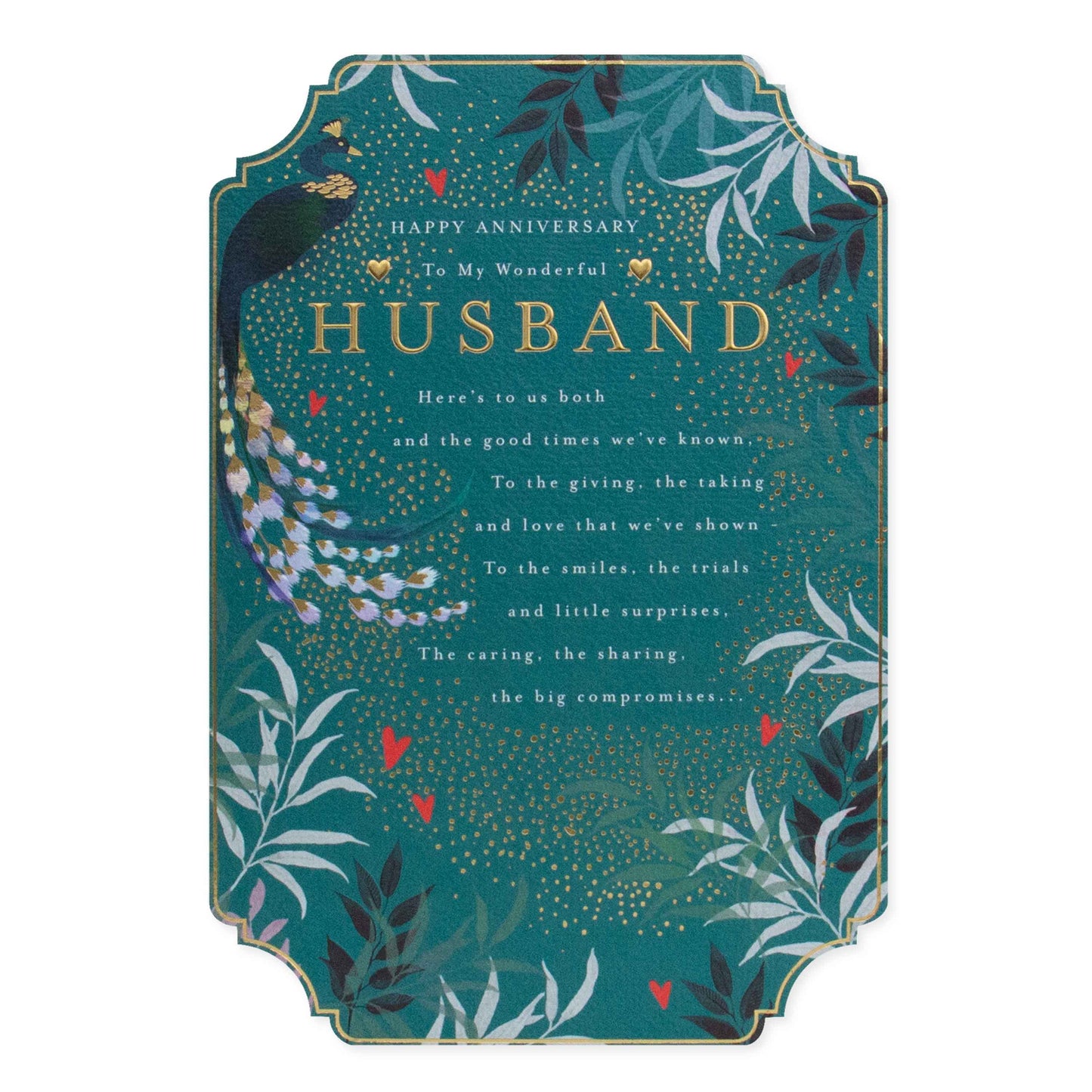 Celebrate your Husband on your Anniversary with this stunning card from Hallmark