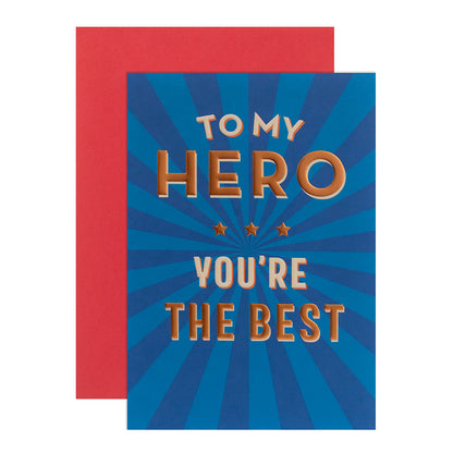 Hallmark Father's Day Card - To My Hero, You're The Best