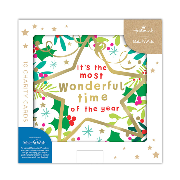 Hallmark Boxed Christmas Cards 10 Pack - Lovely Time