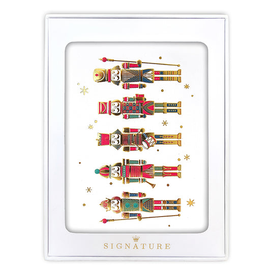 Hallmark Signature Boxed Christmas Cards 8 Pack - Nutcrackers