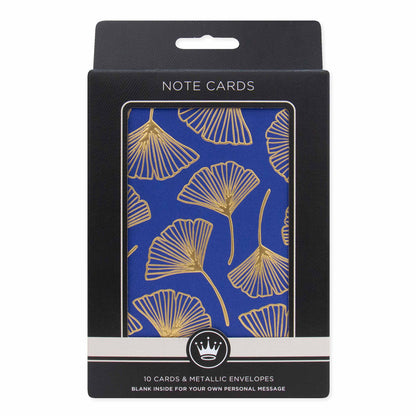 Hallmark Premium Note Cards - 10 Blank Cards and metallic envelopes - 2 designs