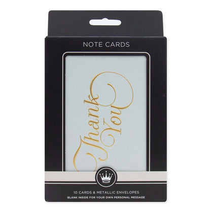 Hallmark Premium Note Cards - 10 Blank Cards and metallic envelopes - 2 designs