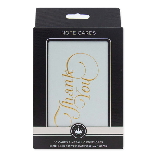 Hallmark Premium Note Cards - 10 Blank Cards and metallic envelopes - 2 designs