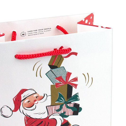 Hallmark Small Gift Bag - Santa & Gifts