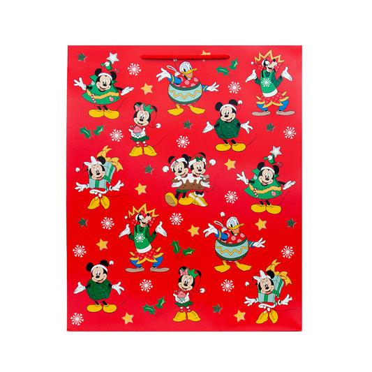 Hallmark Large Disney Christmas Gift Bag - Mickey Mouse & Friends