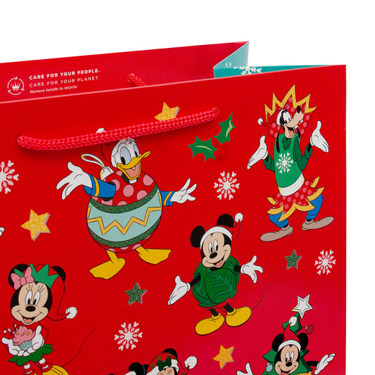 Hallmark Large Disney Christmas Gift Bag - Mickey Mouse & Friends