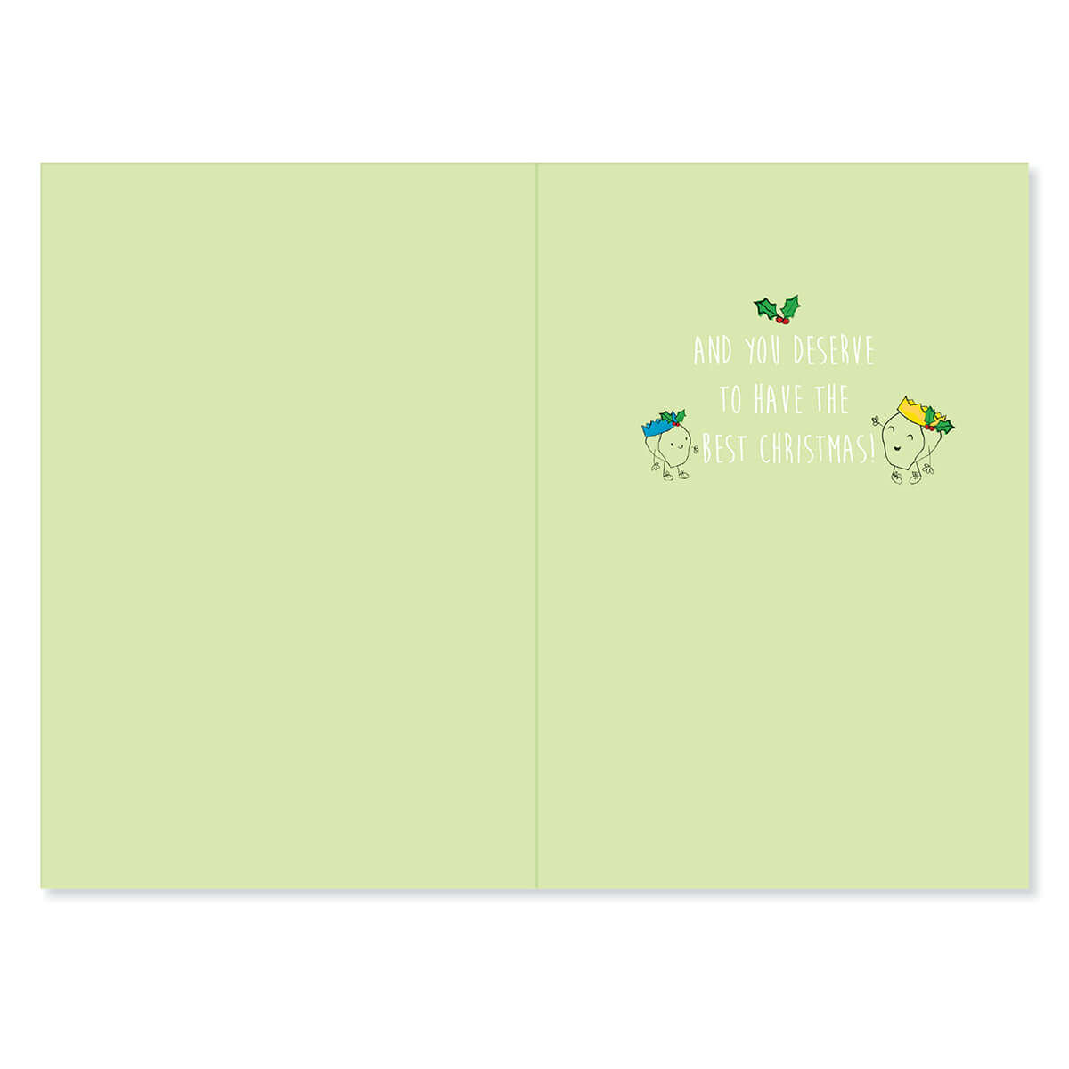 Hallmark Christmas Card For Dad - Brussel Sprouts