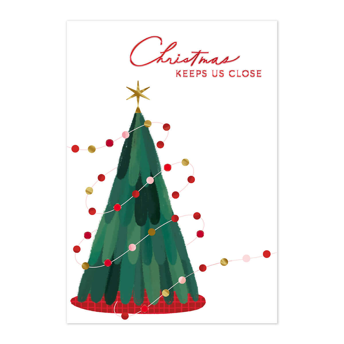 Hallmark Christmas Card - Christmas keeps us close