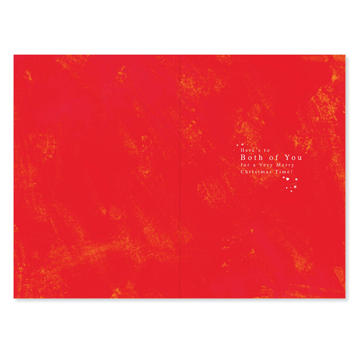 Hallmark Christmas card for grandparents - celebrate the season, vibrant red interior, heartfelt message printed in white