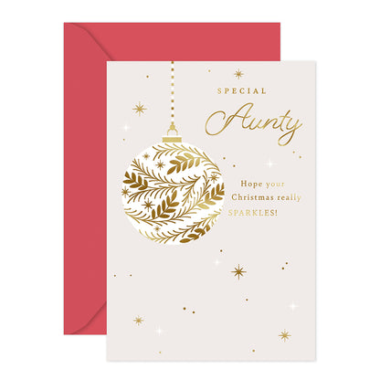 Hallmark Christmas Card - Special Aunty
