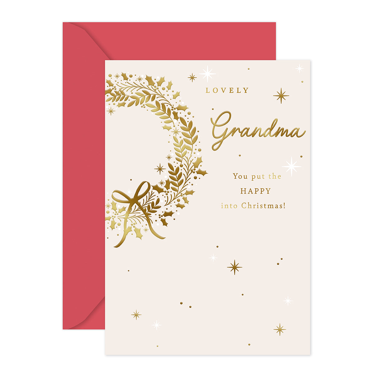 Hallmark Christmas Card - Lovely Grandma