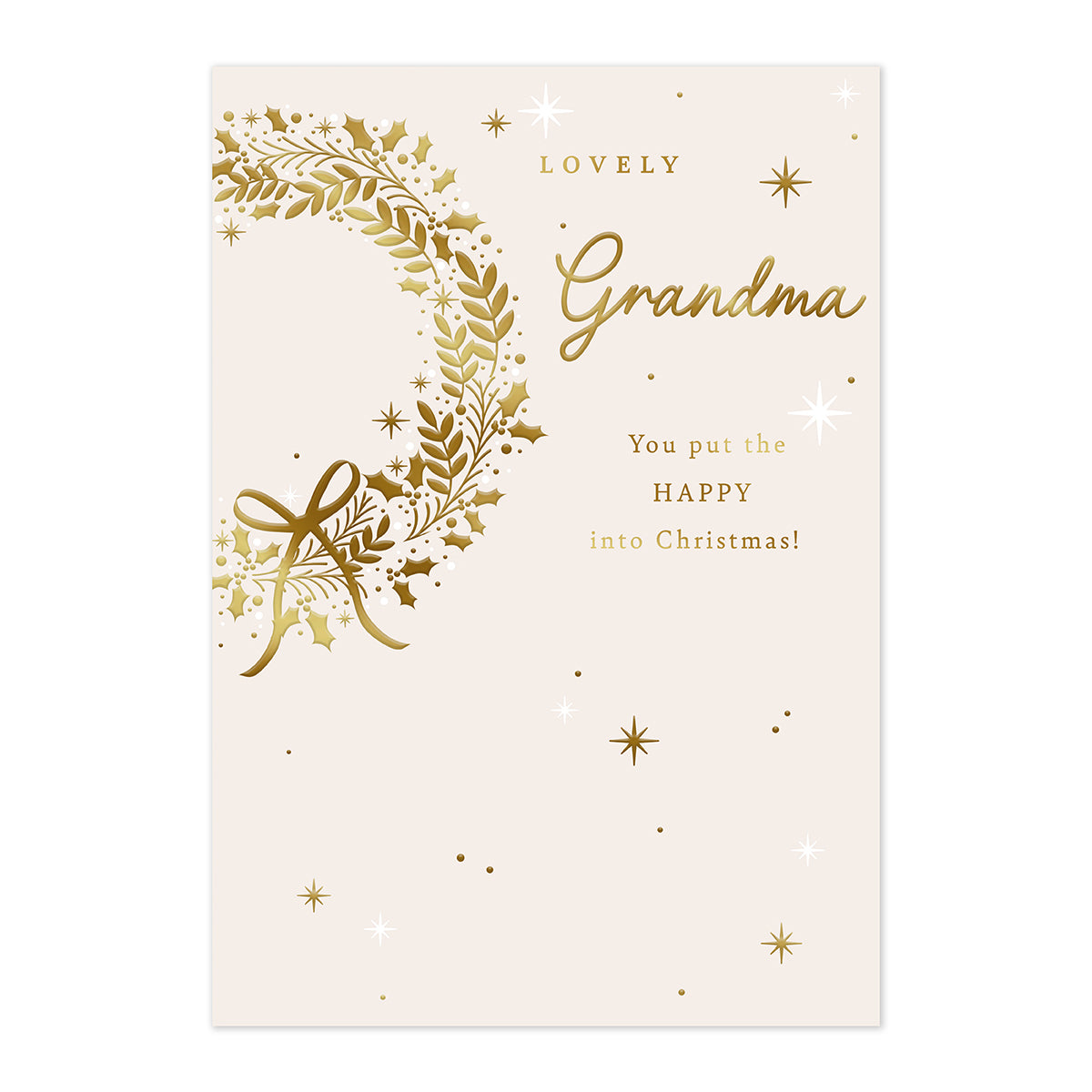 Hallmark Christmas Card - Lovely Grandma