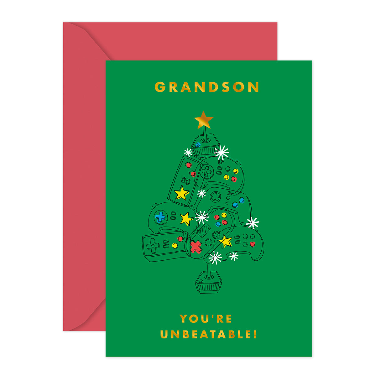 Hallmark Christmas Card - Grandson