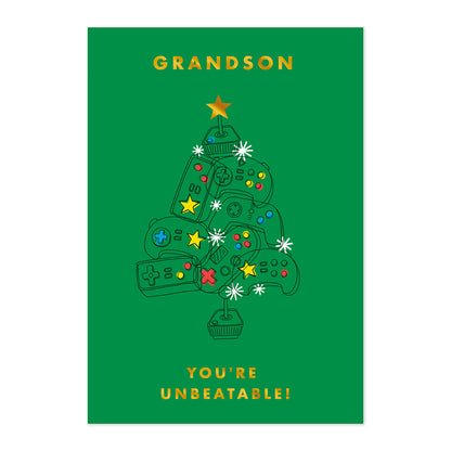Hallmark Christmas Card - Grandson