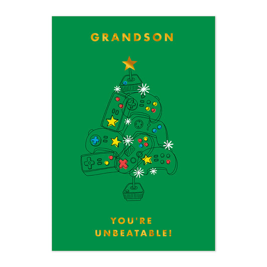 Hallmark Christmas Card - Grandson