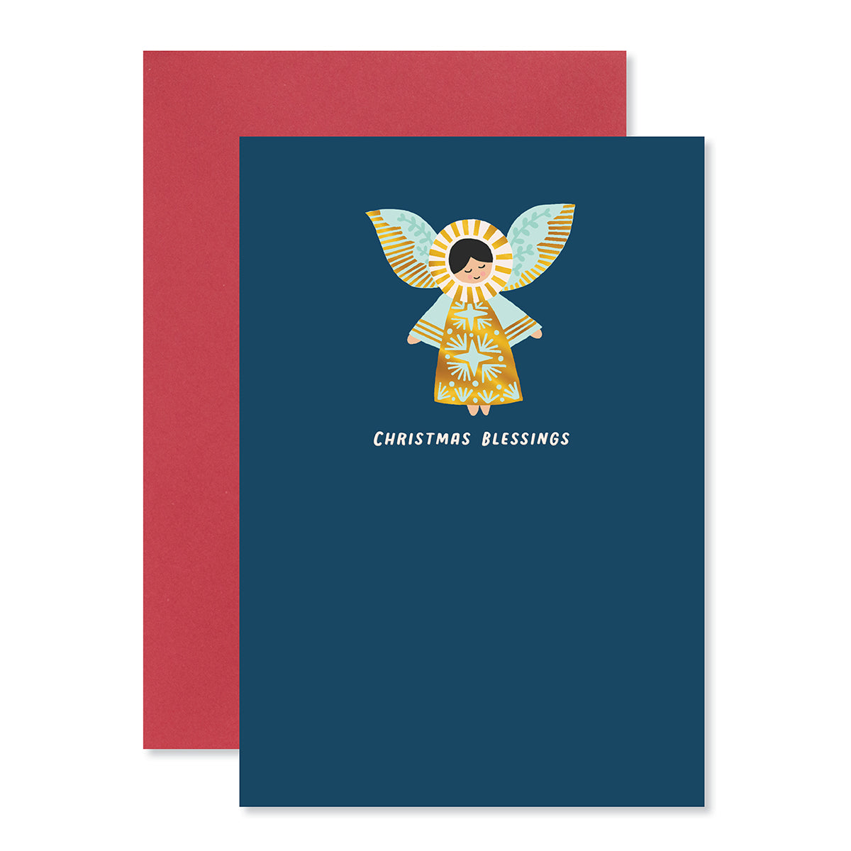 Hallmark Christmas Card - Angel Blessings