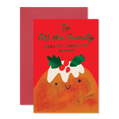 Hallmark Christmas Card - To all the family