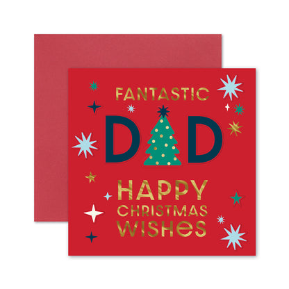Hallmark Christmas Card For Dad - Happy Wishes