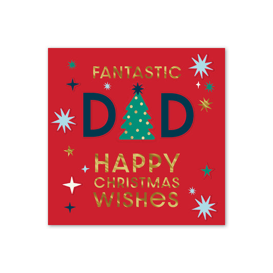 Hallmark Christmas Card For Dad - Happy Wishes