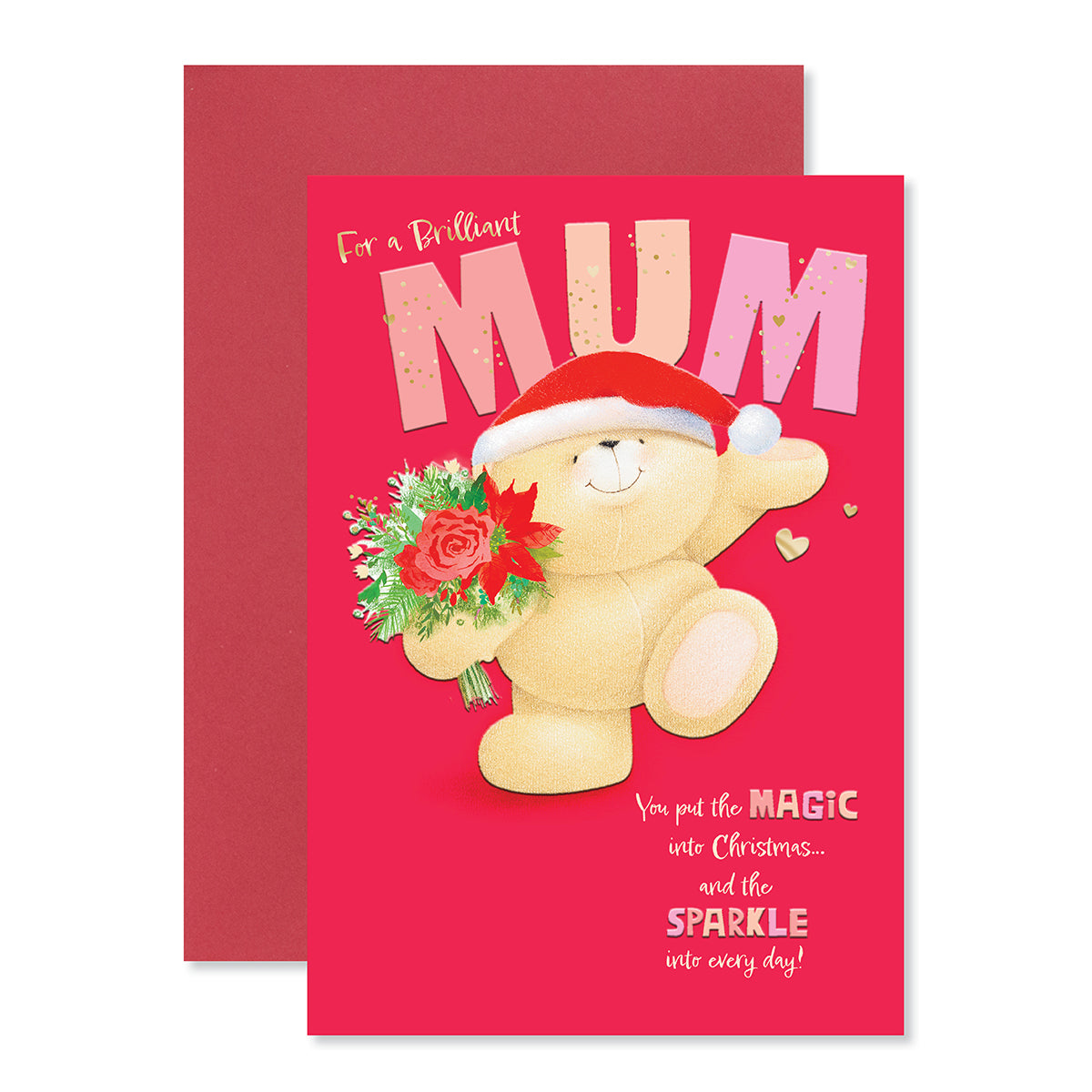 Hallmark Forever Friends Christmas Card For Mum - Magic & Sparkle