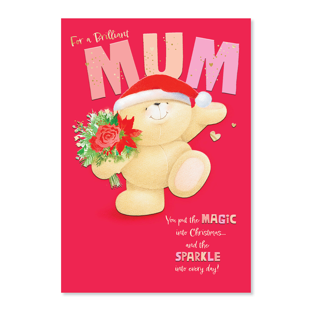 Hallmark Forever Friends Christmas Card For Mum - Magic & Sparkle