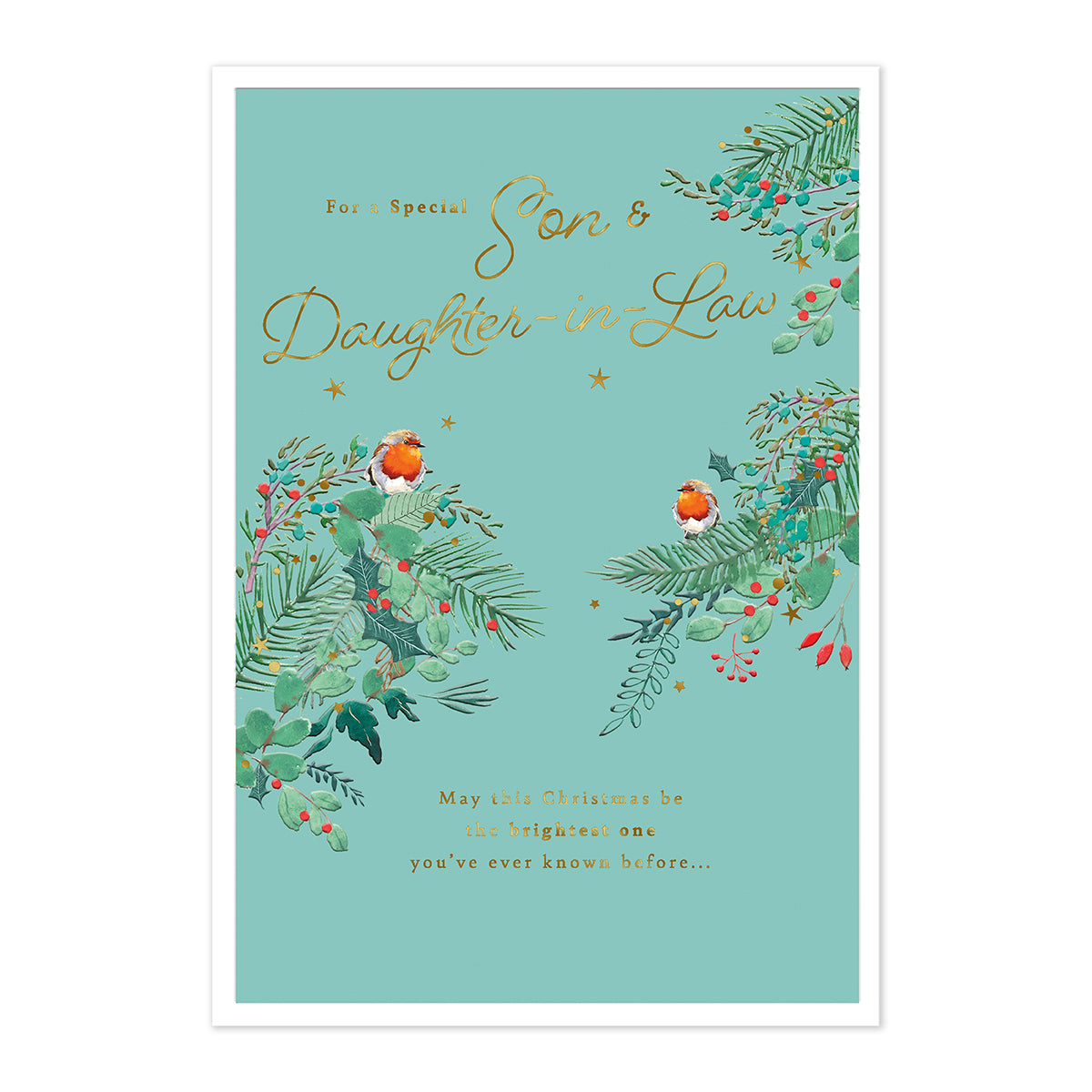 Hallmark Christmas Card - Special Son & Daughter-in-Law