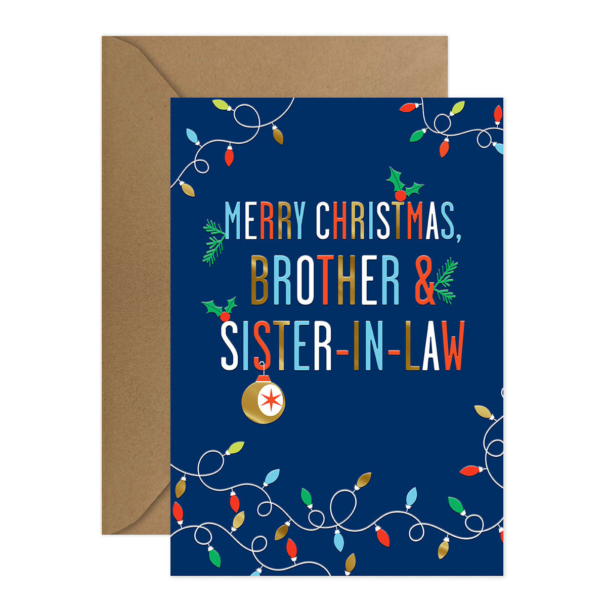 Hallmark Christmas Card - Brother & Sister-in-Law